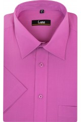 Camasa cu maneca scurta regular roz uni