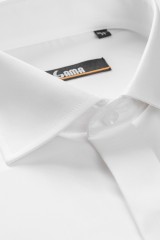 Camasa regular eleganta cu nasturi ascunsi si manseta dubla