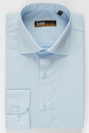 Camasa slim fit bleu