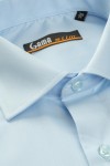 Camasa cu maneca lunga slim bleu uni