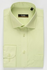 Camasa cu maneca lunga regular vernil, uni