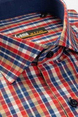 Camasa casual cu carouri slim fit