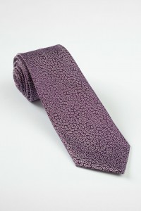 Cravata mov cu imprimeuri