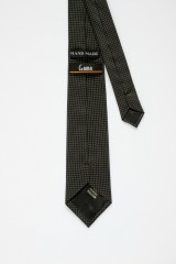 Cravata neagra cu picouri colorate