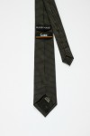 Cravata neagra cu picouri colorate