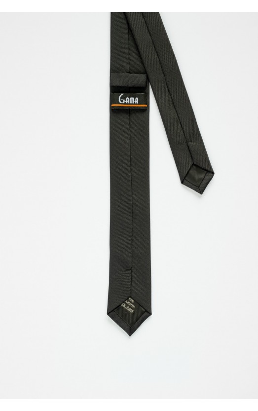 Cravata neagra ingusta