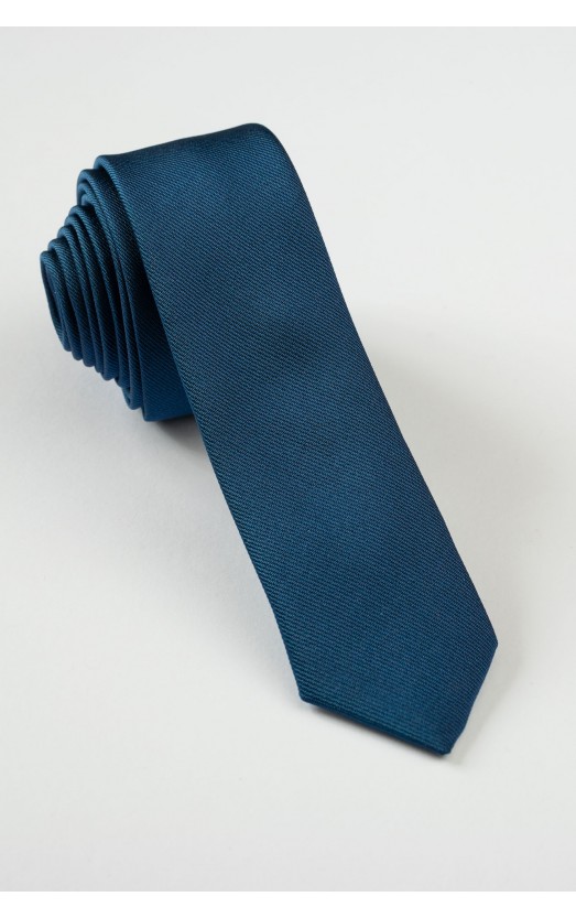 Cravata ingusta bleumarin