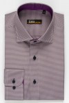Camasa slim fit cu carouri mici mov