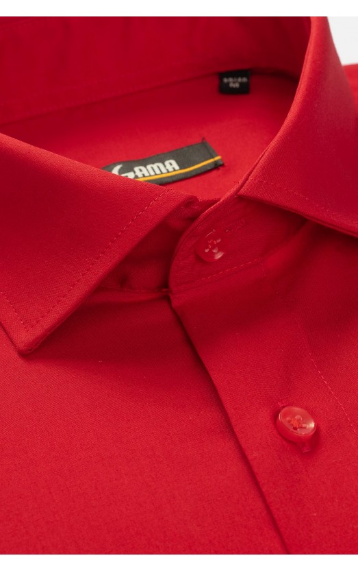 Camasa rosie clasica regular fit