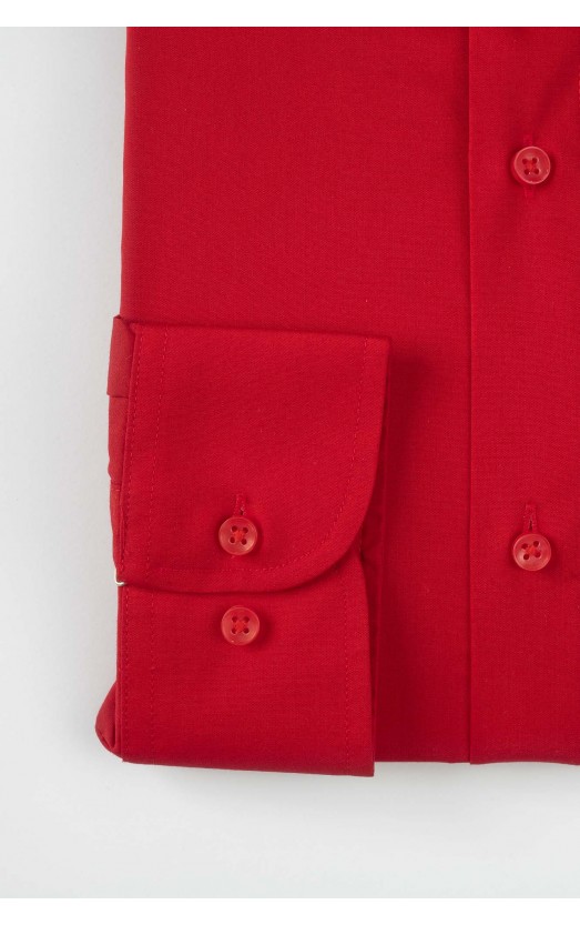 Camasa rosie clasica regular fit