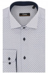 Camasa slim cu imprimeu mixt