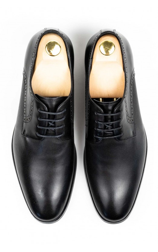 Pantofi barbati eleganti negri Derby