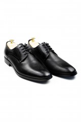 Pantofi barbati eleganti negri Derby