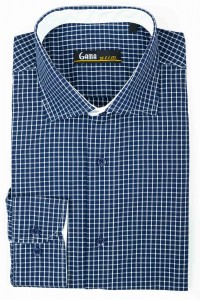 Camasa barbati bleumarin casual slim fit
