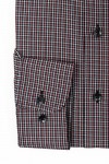 Camasa regular neagra cu carouri