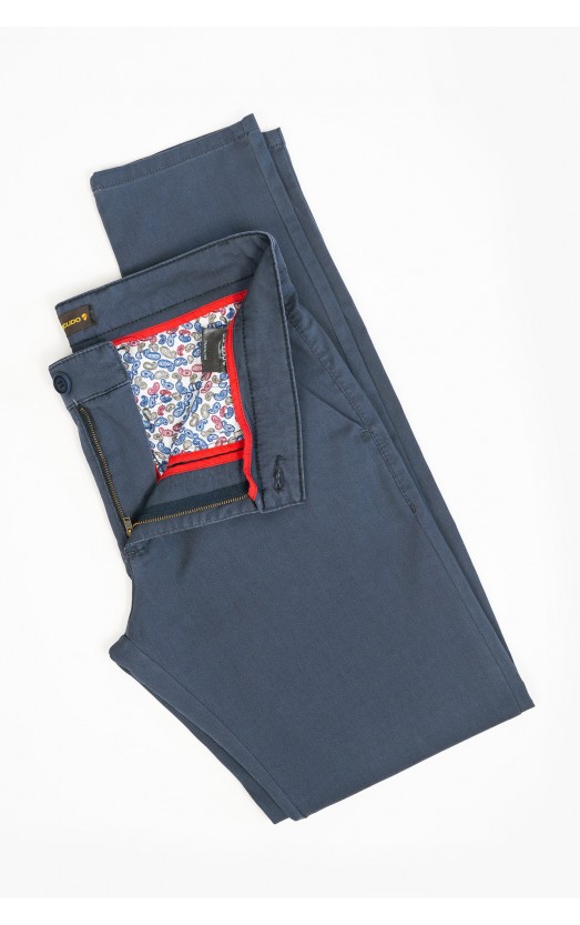 Pantaloni casual chino slim bumbac jeans