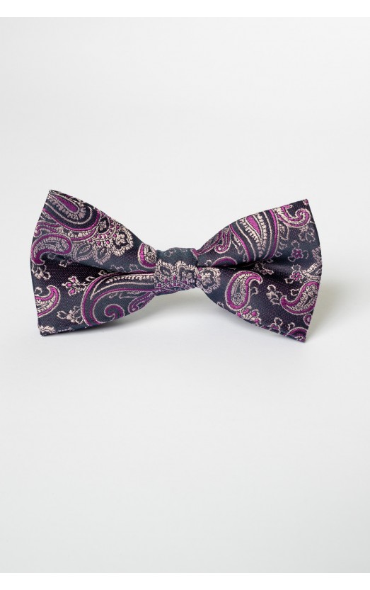 Papion mov cu paisley mov cu lila